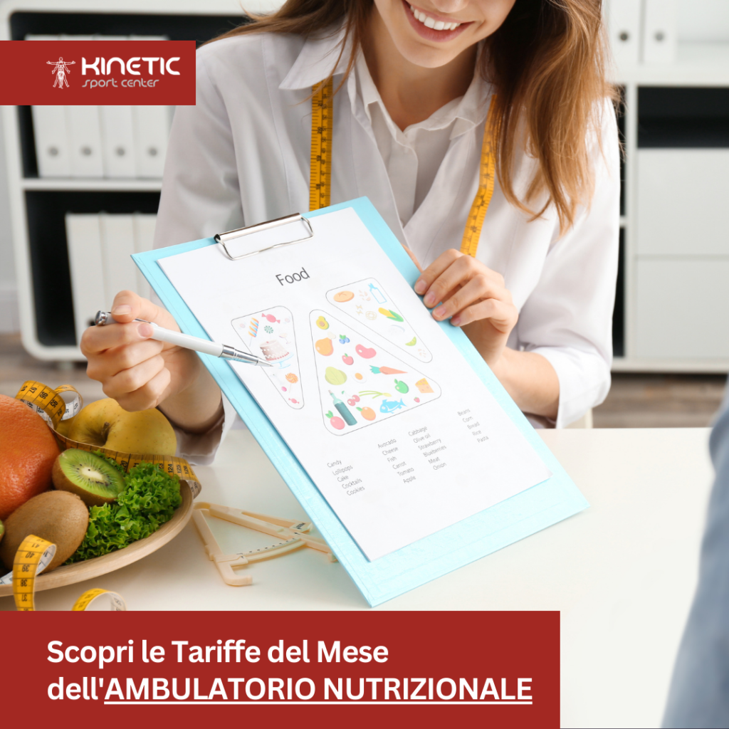 tariffe del mese nutrizione Poliambulatorio Kinetic