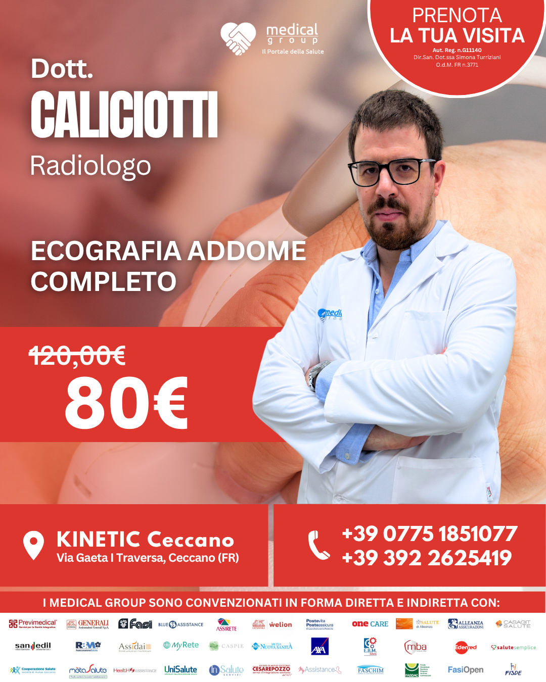 KINETIC CECCANO PROMO GIUGNO ECOGRAFIA ADDOME COMPLETO - DOTT. CALICIOTTI